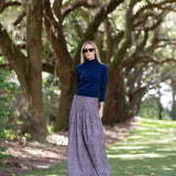 Luna Skirt - Peacoat Castillo Medallion