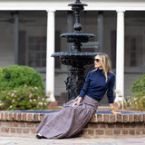 Luna Skirt - Peacoat Castillo Medallion
