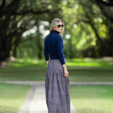Luna Skirt - Peacoat Castillo Medallion