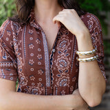 The JA Shirtdress - Coco Privet Stripe