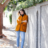 Oversized Dakota Jacket Corduroy - Tobacco