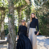 Beatriz Metallic Pant - Champagne