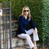 Colette Jacket Corduroy - Peacoat