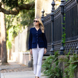 Colette Jacket Corduroy - Peacoat