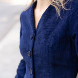 Colette Jacket Corduroy - Peacoat