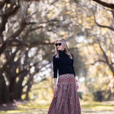 Luna Skirt - Clay Palazzo Tile