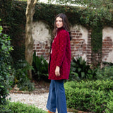 Jackie Coat - Burgundy
