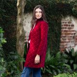 Jackie Coat - Burgundy