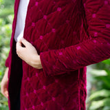 Jackie Coat - Burgundy