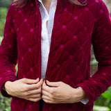 Jackie Coat - Burgundy