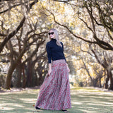 Luna Skirt - Clay Palazzo Tile