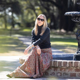 Luna Skirt - Clay Palazzo Tile