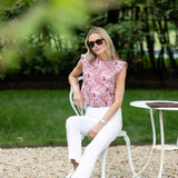 Slim Shell Top - Wild Orchid Positano Paisley