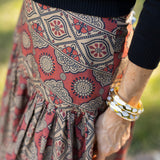 Luna Skirt - Clay Palazzo Tile