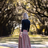Luna Skirt - Clay Palazzo Tile
