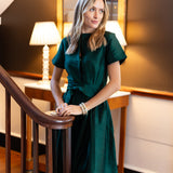 Kate Dress Dupioni - Garden