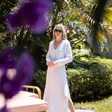 Chloe Caftan - Blanc
