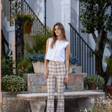Blair Top Poplin - Blanc