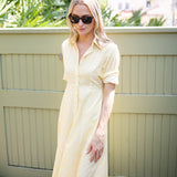The JA Shirtdress - Buttercup Marbella