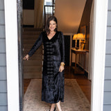 Chloe Caftan Velvet - Noir