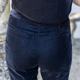 Jackie Pant Velvet - Noir