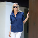 The Carolyn Shirt - Peacoat