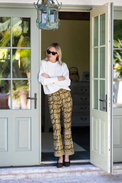 Bell Canvas Pant - Loon Paisley – Julia Amory