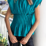 Ava Top - Cyan