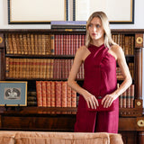 Camille Dress - Burgundy