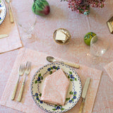 Tangerine Palermo Paisley Placemats