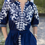 Cordelia Coatue Dress - Peacoat