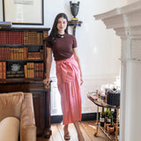 Cartagena Wrap Skirt - Dusty Rose