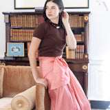 Cartagena Wrap Skirt - Dusty Rose