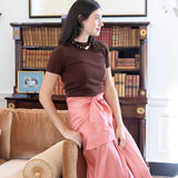 Cartagena Wrap Skirt - Dusty Rose