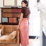 Cartagena Wrap Skirt - Dusty Rose