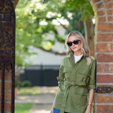 Margo Safari Jacket - Moss