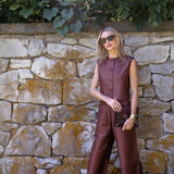 Ivy Pant Dupioni - Coco