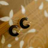 Julia Amory x Lizzie Fortunato - Acacia Wood Halo Hoops