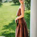 Circle Skirt Dupioni - Coco