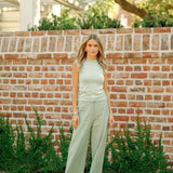 Julia Pant Cord - Pistachio