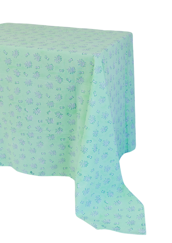 Snow Pea Bluebell Tablecloth (Round & Rectangular)