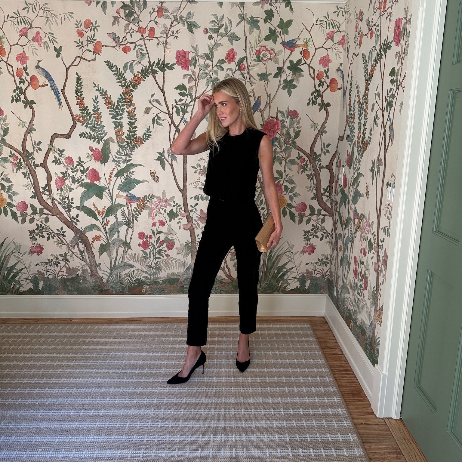 Blair Top Velvet - Noir & Jackie Pant Velvet - Noir