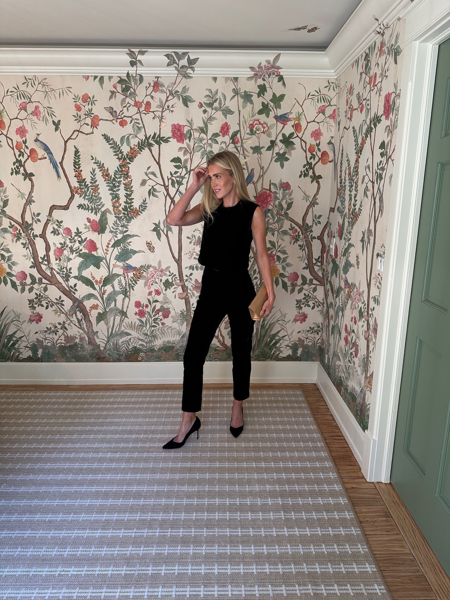 Blair Top Velvet - Noir & Jackie Pant Velvet - Noir