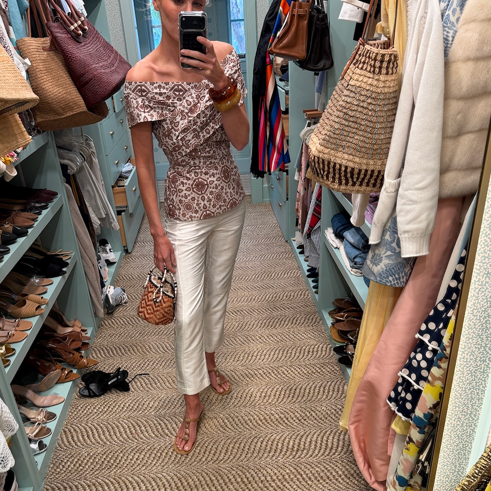 Annie Top & Jackie Pant Blanc