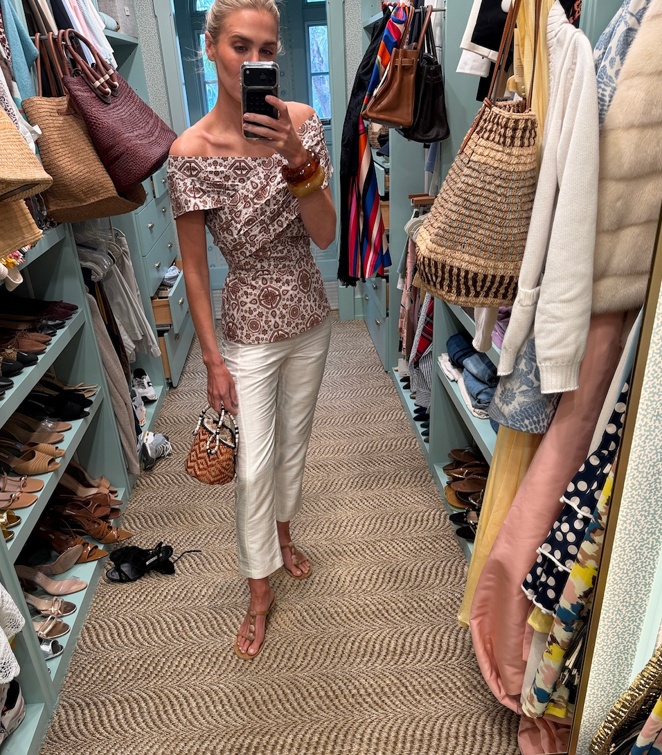 Annie Top & Jackie Pant Blanc