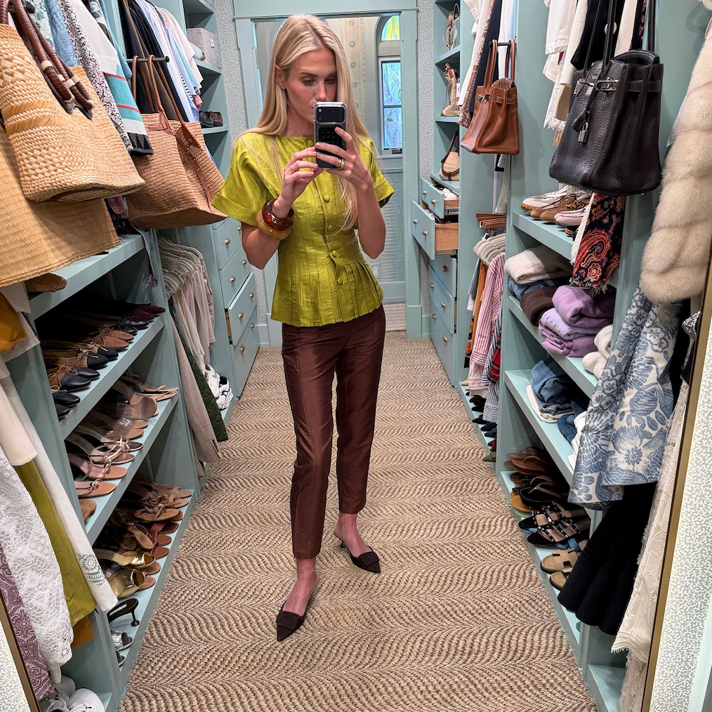 Jackie Coco Pant & Pear Sabrina Top