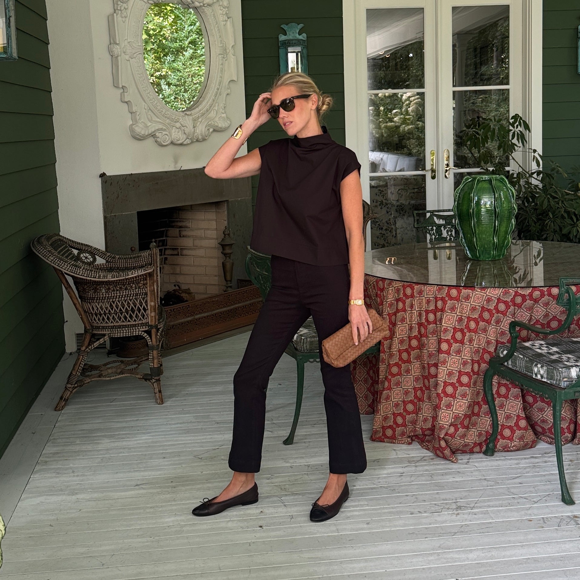 Bell Pant & Tramell Top - Noir