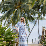 Short Sleeve Majorelle - Peacoat Pia Tile