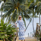 Short Sleeve Majorelle - Peacoat Pia Tile