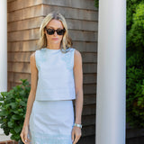 Mustique Skirt - Pale Aqua
